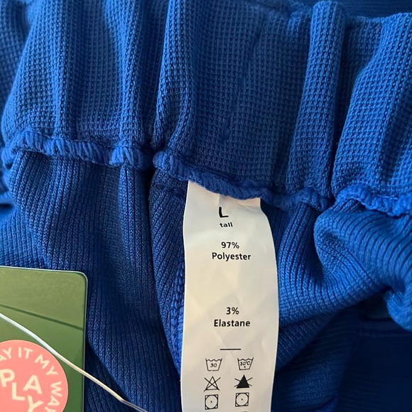 NWT HALARA High Waisted Plicated Side Pocket Wide Leg Waffle Work Pant Large T - Picture 5 of 7